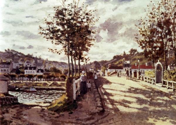 Monet The Seine At Bougival
